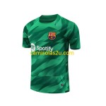 Camisolas de futebol FC Barcelona Guarda Redes Equipamento Principal 2023/24 Manga Curta